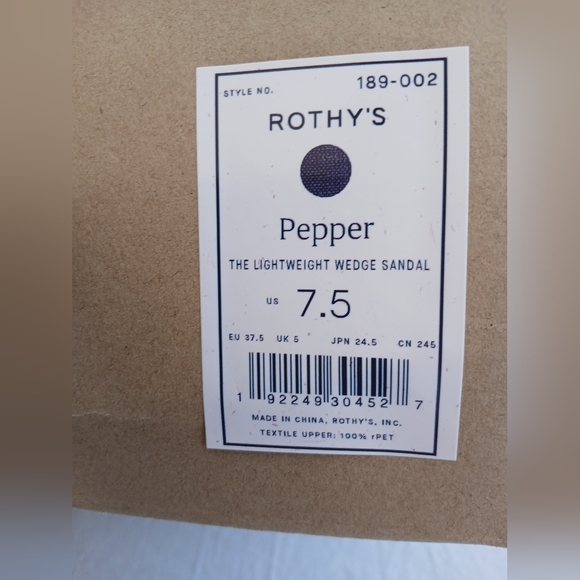 Rothy’s PEPPER THE LIGHTWEIGHT SANDAL - Picture 7 of 7